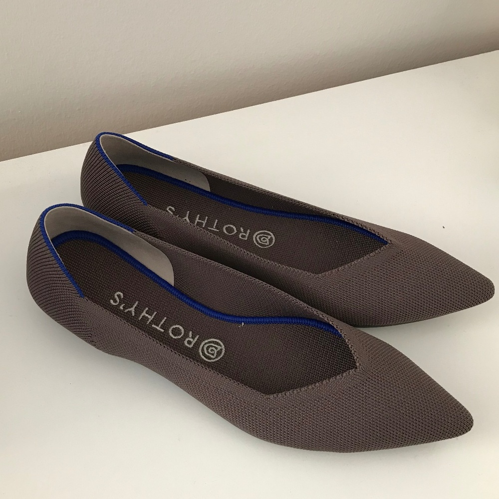 Rothy's - Brand New - Pointed Toe - 10 - Mink